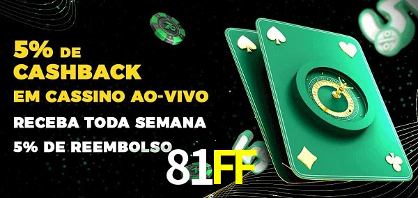 Promoções do cassino ao Vivo 81FF